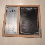 Restaurant krijtbord in het Frans, Ophalen of Verzenden, Gebruikt