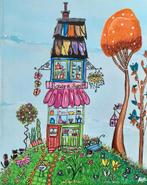 Schilderij flowershop  vrolijk acryl op canvas, Ophalen of Verzenden