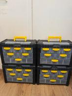 4 Gereedschapskoffers / Opbergkoffers - Schroeven, Lego, Kra, Ophalen, Gebruikt