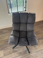 Eleonora Fauteuil 'Daan' Antraciet, Ophalen, 75 tot 100 cm, Zo goed als nieuw, Metaal