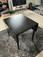 Ikea klaptafel met lade kleur zwart, Huis en Inrichting, Ophalen, Gebruikt, 50 tot 100 cm, 100 tot 150 cm