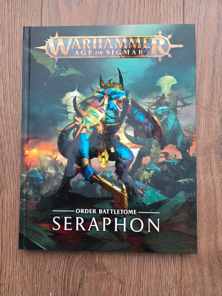 Warhammer Age of Sigmar – Battletome: Seraphon 2020, Hobby en Vrije tijd, Wargaming, Zo goed als nieuw, Warhammer, Boek of Catalogus