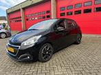 Peugeot 208 1.2 VTI 60KW/82PK 5-D 2016 Zwart, Auto's, Voorwielaandrijving, 1199 cc, Origineel Nederlands, Handgeschakeld