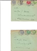 Twee poststukken Franeker, Postzegels en Munten, Brieven en Enveloppen | Nederland, Verzenden, Envelop