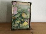 Vintage Fotolijst Jyden met op de hoek roosjes., Antiek en Kunst, Ophalen of Verzenden