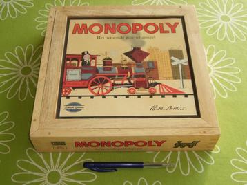 Monopoly Limited Edition in houten kist beschikbaar voor biedingen