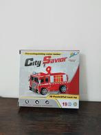 Brandweer tankautospuit 3D puzzel pull back auto, Ophalen of Verzenden, Minder dan 500 stukjes, Nieuw, Rubik's of 3D-puzzel