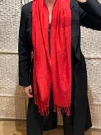 Brede Rode Paisley Sjaal -, Kleding | Dames, Ophalen of Verzenden, Zo goed als nieuw