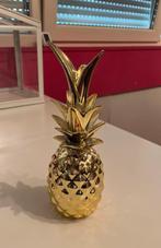 Gouden ananas 24cm, Ophalen of Verzenden, Zo goed als nieuw