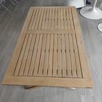 Houten tuintafel 140x80 cm, Tuin en Terras, Ophalen, Gebruikt, Rechthoekig, Hout