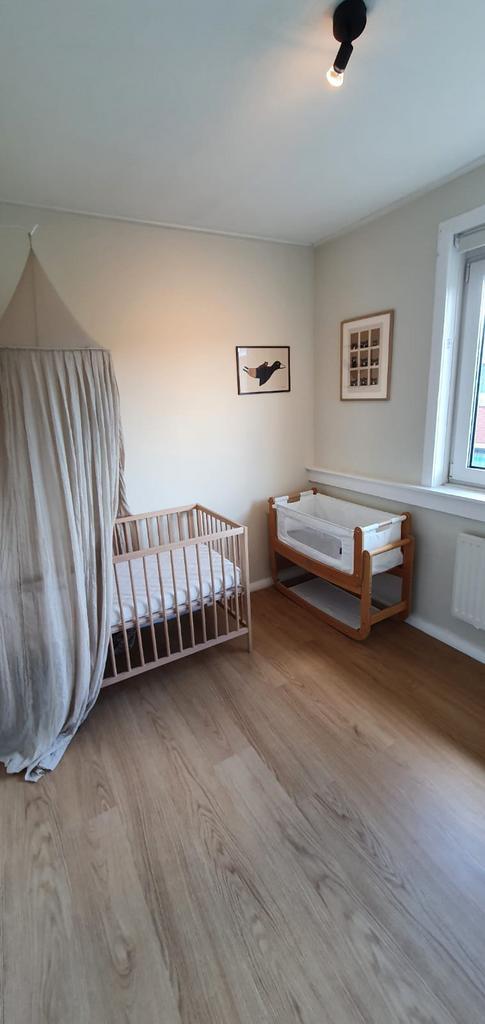 Ikea sniglar bedje met piekstok en hemeltje, Kinderen en Baby's, Babywiegjes en Ledikanten, Zo goed als nieuw, Ledikant, Ophalen