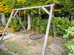 Houten Schommel met Twee Zitjes, Kinderen en Baby's, Speelgoed | Buiten | Speeltoestellen, Ophalen, Gebruikt, Schommel, Aanbouwonderdeel