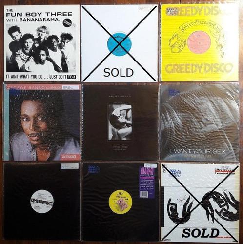 Maxisingles F-K 70/80/90, Cd's en Dvd's, Vinyl | Dance en House, Zo goed als nieuw, Disco, Overige formaten, Ophalen of Verzenden
