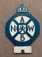 ANWB bord van gietijzer . ( zwaar). Oud ., Ophalen of Verzenden, Gebruikt, Reclamebord
