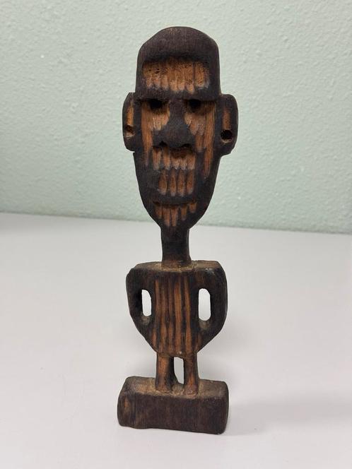 Antiek sculptuur hout gesneden houten voorouderbeeld afrika, Antiek en Kunst, Kunst | Niet-Westerse kunst, Ophalen of Verzenden
