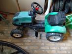 Kinder trap traktor groen, Kinderen en Baby's, Speelgoed | Buiten | Skelters, Ophalen, Gebruikt, Overige merken, Met kar of aanhanger