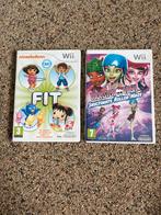 Wii Games: Nickelodeon Fit & Monster High, Puzzel en Educatief, Gebruikt, 2 spelers, Ophalen of Verzenden