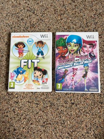 Wii Games: Nickelodeon Fit & Monster High beschikbaar voor biedingen