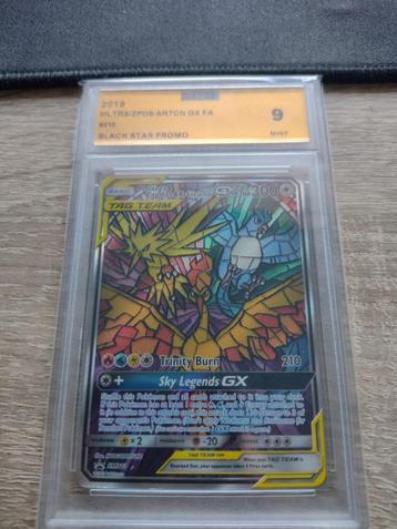 Pokemon Moltres & Zapdos & Articuno GX #SM210 MINT 9  beschikbaar voor biedingen