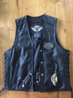 Leren biker vest Harley Davidson, Motoren, Kleding | Motorkleding, Ophalen of Verzenden, Nieuw met kaartje, Jas | leer, Harley Davidson