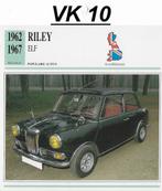 Vk10 autokaart riley elf ( 1962 - 1967 ), Ophalen of Verzenden, Zo goed als nieuw, Auto's