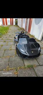 Elektrische Lamborghini Kinderauto - Zwart, Kinderen en Baby's, Speelgoed | Buiten | Accuvoertuigen, Ophalen of Verzenden, Gebruikt
