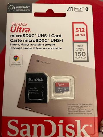 Sandisk MicroSD 512GB - Nieuw! beschikbaar voor biedingen