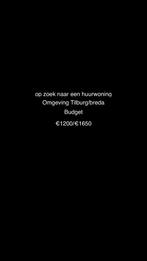 Met spoed opzoek naar een woning.