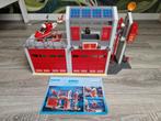 PLAYMOBIL City Action Brandweerkazerne met Helikopter 9462, Ophalen, Zo goed als nieuw, Complete set