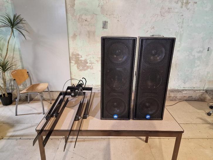 Renkus Heinz PN82/9E en PN151/9E, Muziek en Instrumenten, Versterkers | Keyboard, Monitor en PA, Zo goed als nieuw, P.A., 500 tot 1000 watt