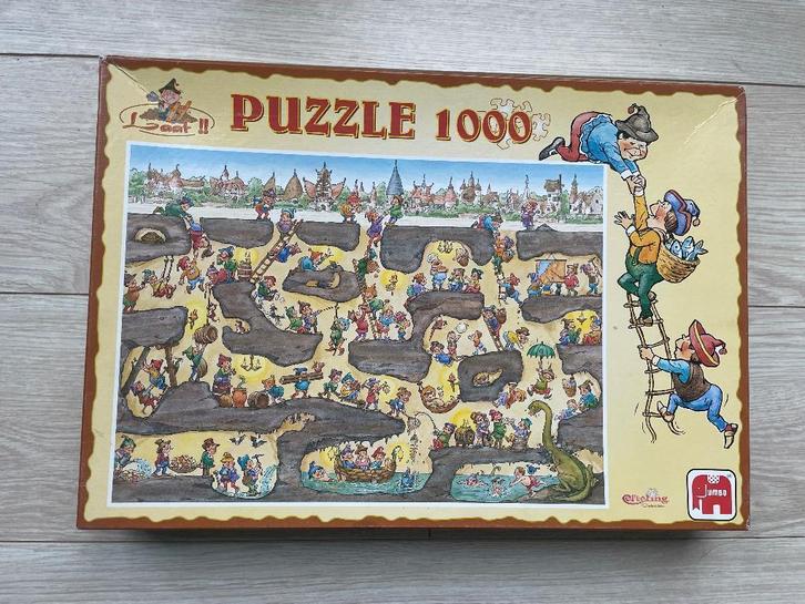 Efteling puzzel Volk van Laaf Jumbo Disney, Hobby en Vrije tijd, Denksport en Puzzels, Gebruikt, Legpuzzel, 500 t/m 1500 stukjes