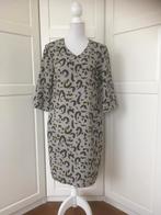 Anna van Toor zgan grijze panter leopard jurk, maat 44 L, Anna van Toor, Maat 42/44 (L), Ophalen of Verzenden, Zo goed als nieuw
