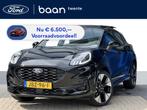 Ford Puma 1.0 Hybrid Automaat ST-Line X | €6.500,- korting, 12 maanden, Puma, Zwart, 1226 kg