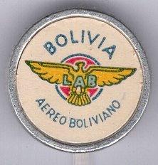 Bolivia alu vliegmaatschappij speldje( J_086 ), Verzamelen, Speldjes, Pins en Buttons, Zo goed als nieuw, Speldje of Pin, Transport