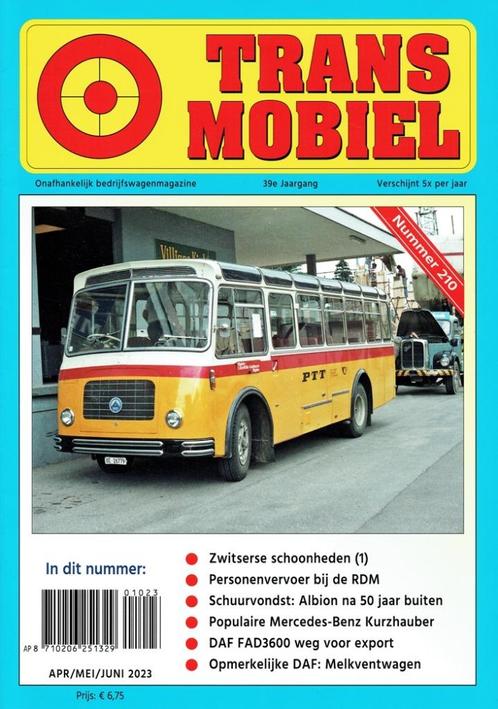 Transmobiel 2023 nr. 210, Boeken, Auto's | Folders en Tijdschriften, Zo goed als nieuw, Algemeen, Verzenden