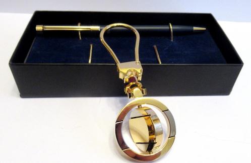 Luxe set van balpen en sleutelhanger, nieuw in doos. Luxe se, Verzamelen, Pennenverzamelingen, Nieuw, Pennenset, Overige merken