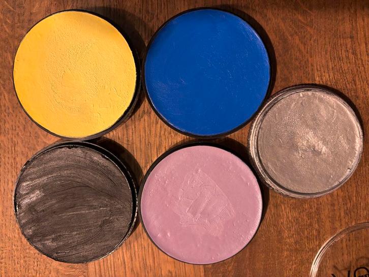 Kryolan & PartyXplosion Schmink Set, Sieraden, Tassen en Uiterlijk, Uiterlijk | Cosmetica en Make-up, Zo goed als nieuw, Make-up