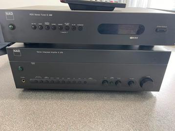 NAD C370 Stereo Integrated Amplifie +NAD C440 AM/FM Stereo beschikbaar voor biedingen