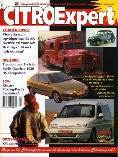 CitroExpert 5 1997 XM V6, XM Cabriolet, Berlingo, Xsara, HY, Boeken, Auto's | Folders en Tijdschriften, Nieuw, Citroën, Ophalen of Verzenden
