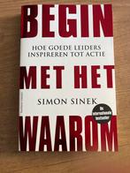 Simon Sinek - Begin met het waarom, Ophalen of Verzenden, Zo goed als nieuw, Simon Sinek