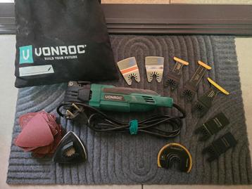 Vonroc oscillerende multitool 300W compleet met accessoires  beschikbaar voor biedingen