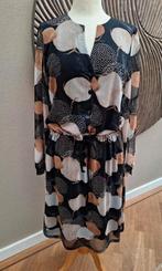 Zgan, prachtige jurk Donna Dura, 40, Maat 38/40 (M), Beige, Donna Dura, Ophalen of Verzenden