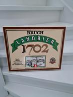 Emaille bord Landbeer, Ophalen of Verzenden, Zo goed als nieuw, Reclamebord, Plaat of Schild, Overige merken