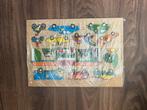 Houten Voertuigen Puzzel - vintage, Ophalen, 2 tot 4 jaar, 10 tot 50 stukjes, Nieuw