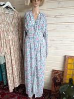 Freebird maxi jurk blauw roze bliemetjes dessin maat 36, Blauw, Ophalen of Verzenden, Freebird, Maat 36 (S)