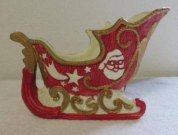 Arreslee, ceramic, afbeelding Kerstman beschikbaar voor biedingen