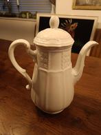 Vintage retro witte theepot - Heinrich Germany, Antiek en Kunst, Antiek | Servies los, Ophalen of Verzenden