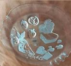 KRISTAL SERVEER SCHAAL NU 15€ ZIE FOTO,S, Ophalen of Verzenden