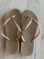 NIEUWE goudkleurige Havaianas 35-36, Ophalen of Verzenden, Nieuw, Meisje