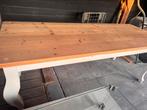eetkamertafel bekleed met steigerhout., Huis en Inrichting, Tafels | Eettafels, Ophalen, Gebruikt, 200 cm of meer, 50 tot 100 cm